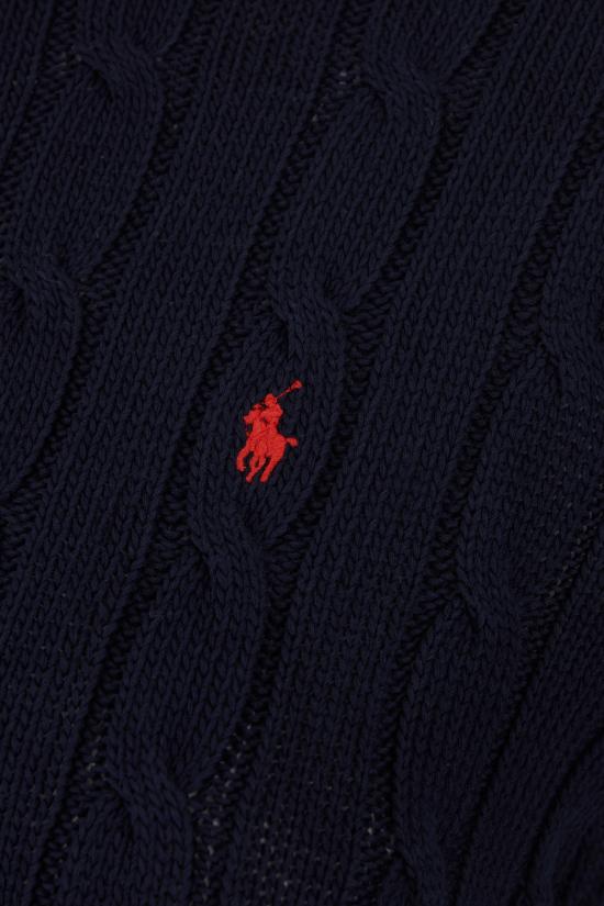 26SS 폴로 랄프로렌 포니 로고 피마코튼 케이블 니트 스웨터 211971869 008 HUNTER NAVY - POLO RALPH LAUREN