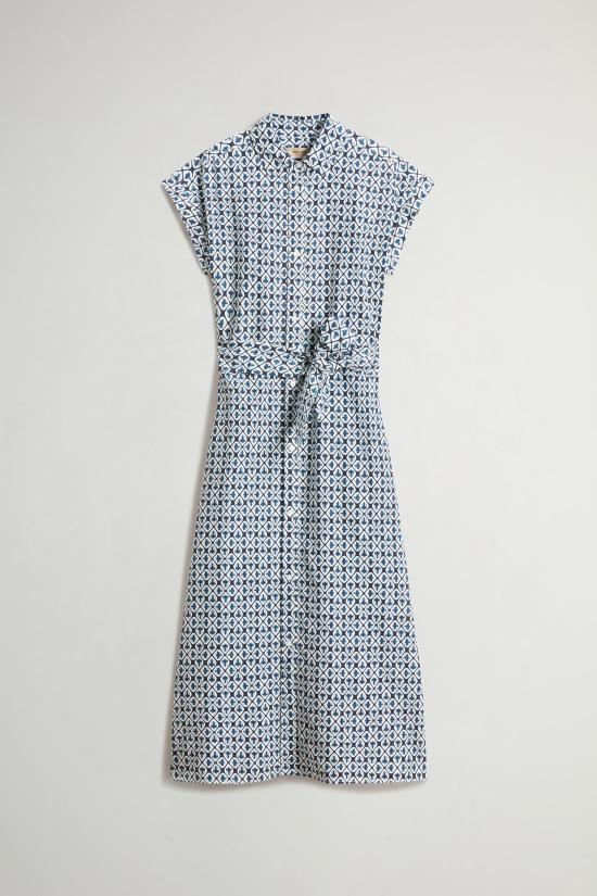 26SS 울리치 미디 원피스 CFWWDR2021FRUT5402 31219 Blue tile bloom