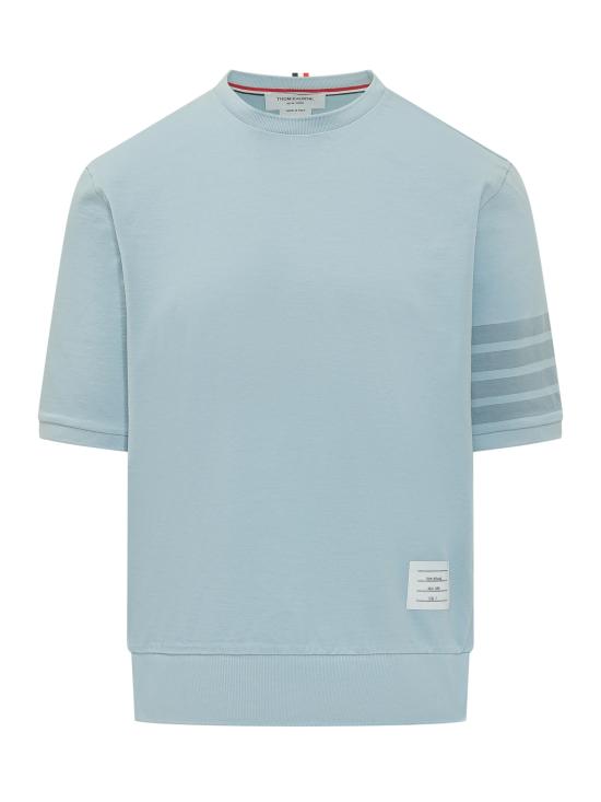 26SS 톰브라운 코튼 저지 4바 티 MJS303A J0253 480 LIGHT BLUE DOM