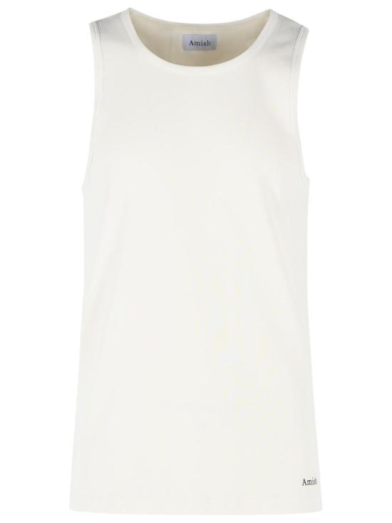 26SS 아미시 민소매 티셔츠 AMX208CR71 0569C0087 Beige