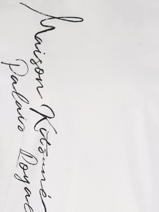 26SS 메종키츠네 반팔 티셔츠 QM00113KJ7036 P100 White - MAISON KITSUNE