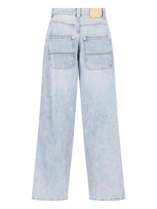 26SS 기마구아스 데님 팬츠 BAGGY TROUSERS WASHED BLUE - GIMAGUAS