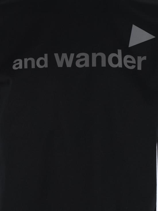26SS 앤드원더 반팔 티셔츠 5746184074 010 Black - AND WANDER