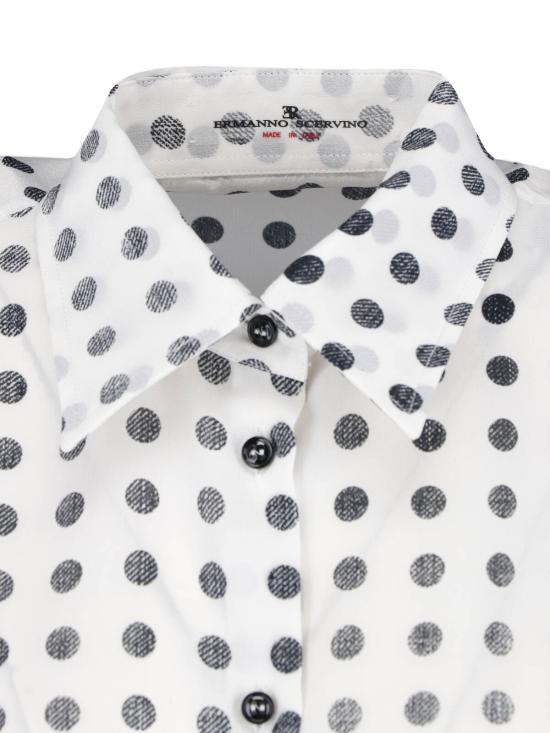26SS 에르마노 설비노 셔츠 D482K751XSQ S4876 White - ERMANNO SCERVINO