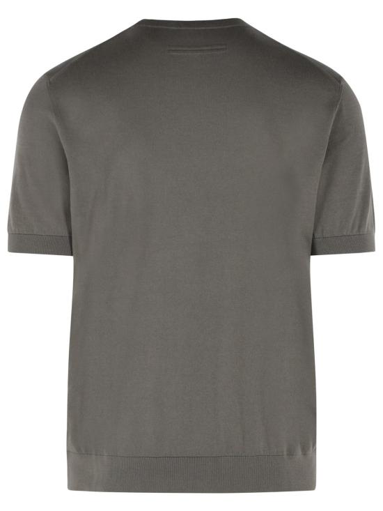 26SS 에르메네질도제냐 폴로 티셔츠 RUHC90A3 C10N07 Grey - ERMENEGILDO ZEGNA