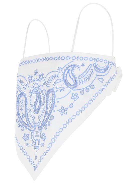 26SS 셀프 포트레이트 민소매 티셔츠 AC26 007T WWHITE White - SELF PORTRAIT