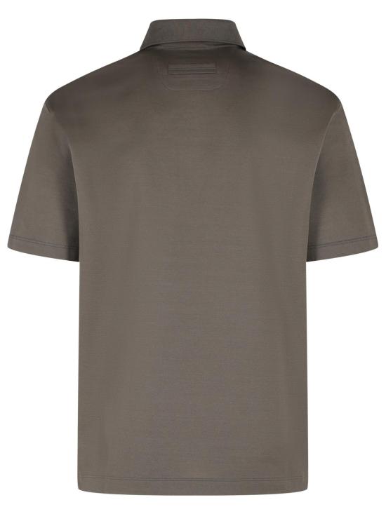 26SS 에르메네질도제냐 폴로 티셔츠 RUH348A3 H794N07 Grey - ERMENEGILDO ZEGNA