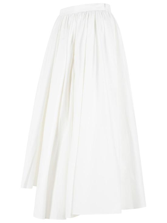 26SS 셀프 포트레이트 미디 스커트 AC26 033MSK WWHITE White - SELF PORTRAIT