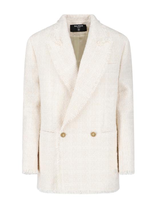 26SS 발망 수트 자켓 GF0SI661XL96 0FA White