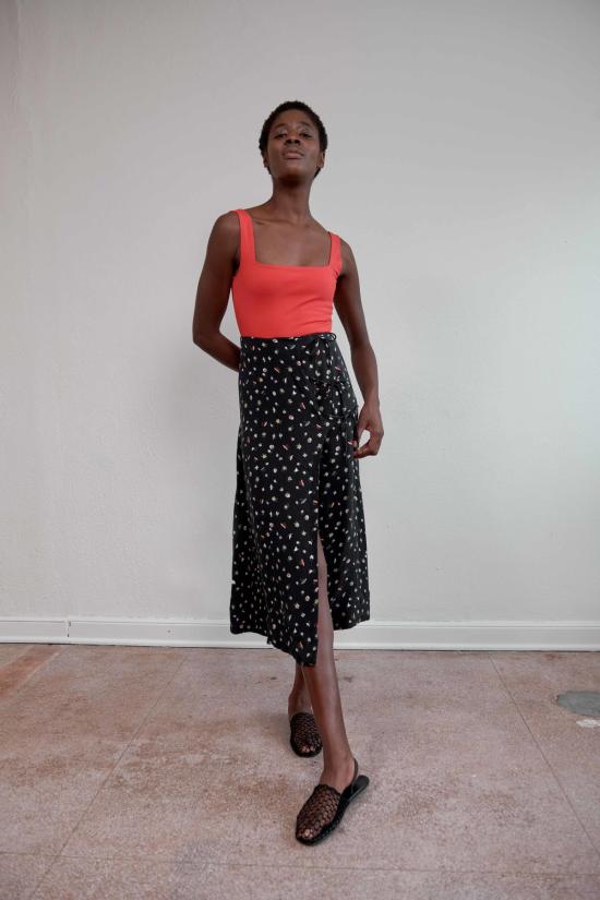  마리아 스탠리 롱 스커트 엘디 스커트 보태니컬 - MARIA STANLEY