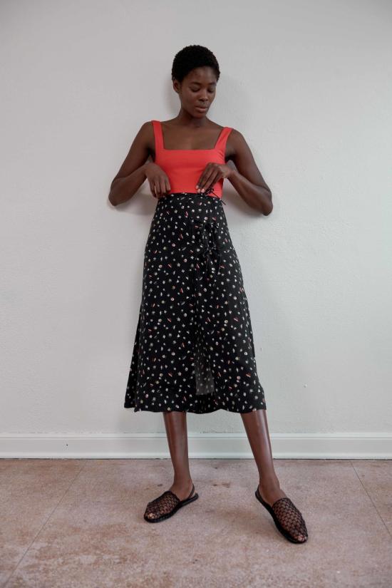  마리아 스탠리 롱 스커트 엘디 스커트 보태니컬 - MARIA STANLEY