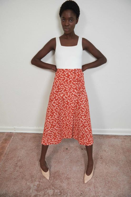  마리아 스탠리 롱 스커트 엘디 스커트팜 - MARIA STANLEY