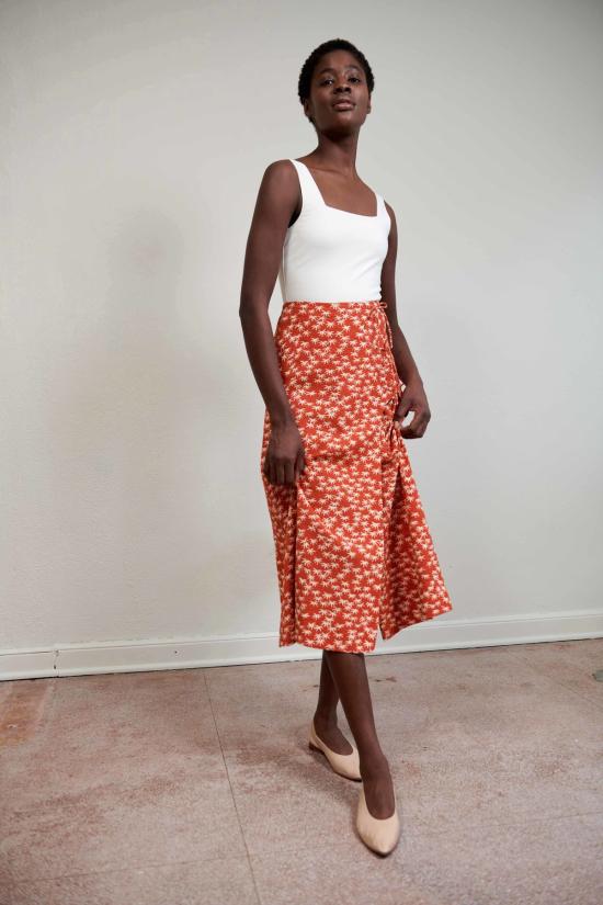  마리아 스탠리 롱 스커트 엘디 스커트팜 - MARIA STANLEY