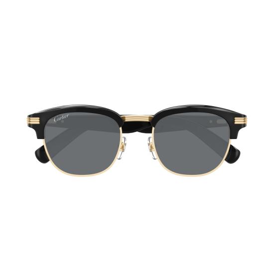 26SS 까르띠에 선글라스 CT0496S 003 BLACK BLACK GREY - CARTIER