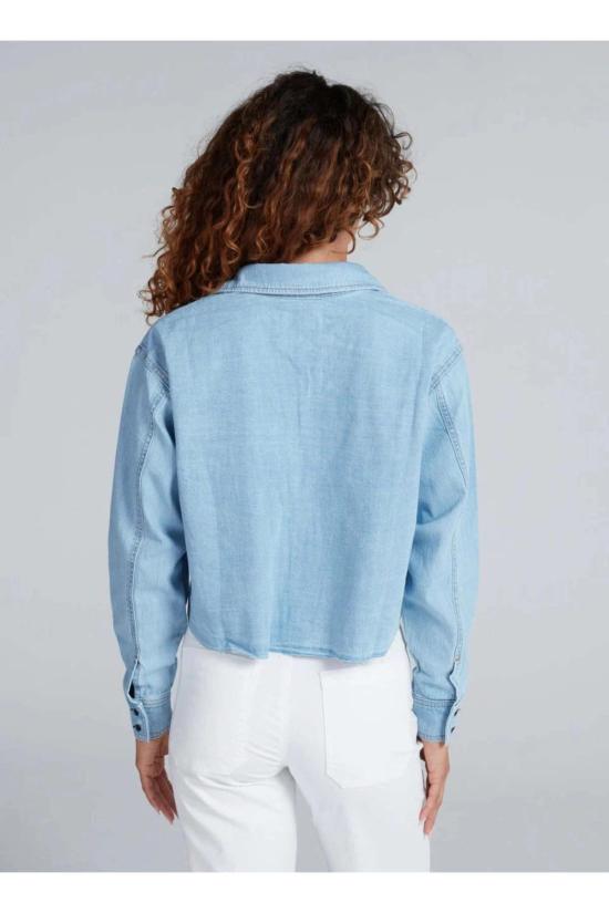  ASKK 뉴욕 데님 팬츠 Askk Ny 데님 셔츠 빈티지 워시 - ASKK NY