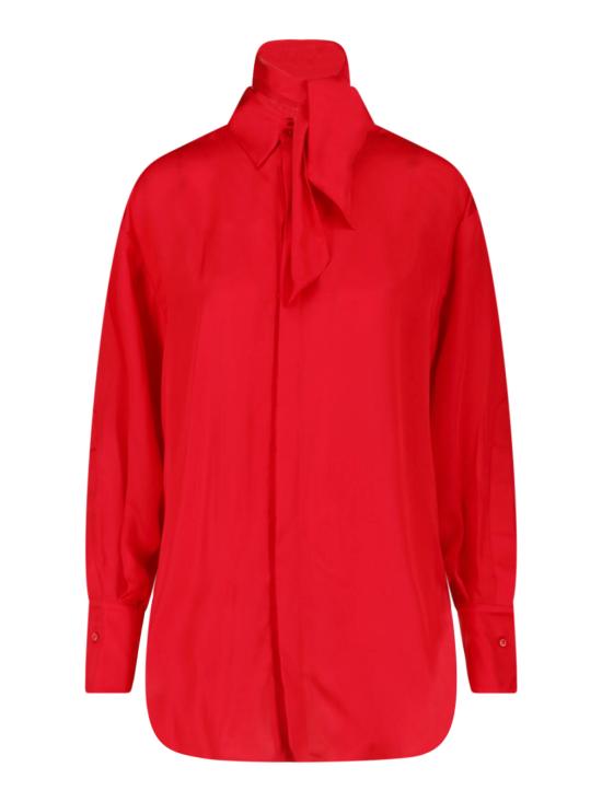 26SS 사 수 파이 블라우스 133 VS 0500 Rosso