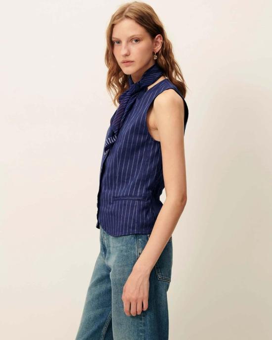  메이블앤모스 블라우스 세순 페르난도 탑 - MABEL AND MOSS