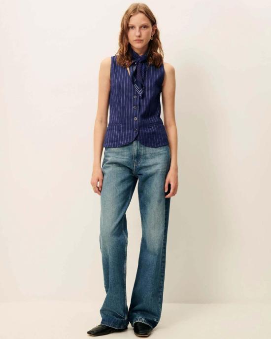  메이블앤모스 블라우스 세순 페르난도 탑 - MABEL AND MOSS