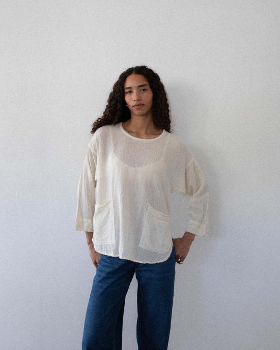  어니스트 코튼 긴팔 티셔츠 아카이브 14호 - HONEST COTTON