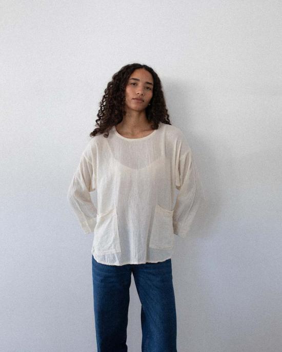  어니스트 코튼 긴팔 티셔츠 아카이브 14호 - HONEST COTTON