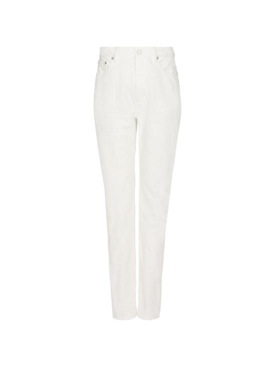 26SS 알라이아 데님 팬츠 AA9P1273D002C 000 WHITE