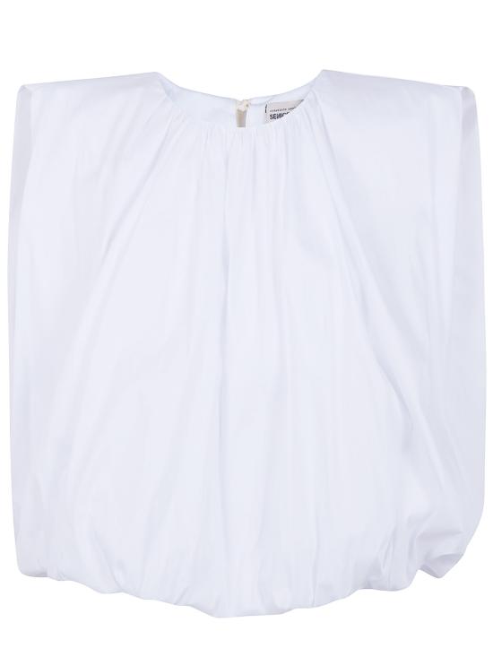 26SS 세미쿠튀르 블라우스 S6SK04 A03 WHITE