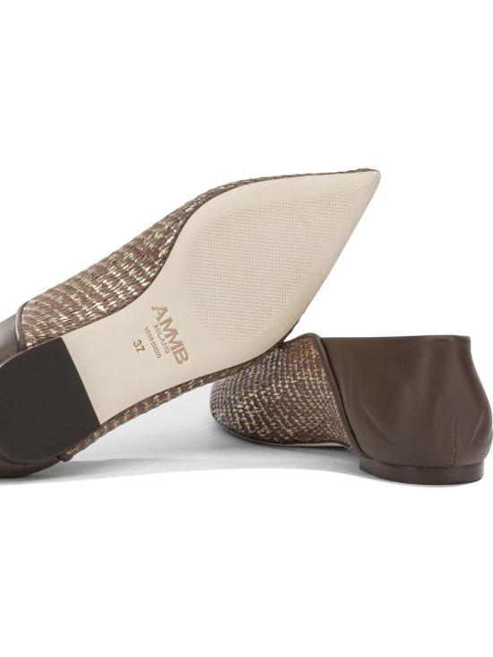26SS Ammb Milano 플랫 슈즈 7110028PALHA CAFFENAPPA CAFFE Brown - OTHER BRANDS
