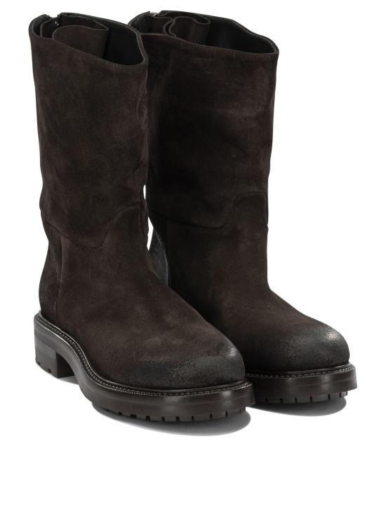 26FW 스트레티지아 부츠 A6031VELOUR EBANO CF Brown - STRATEGIA