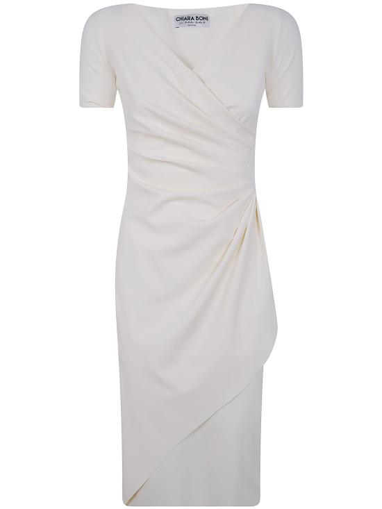 26SS 키아라보니 미디 원피스 ABCCHARISSEMC BS 802 CREAM