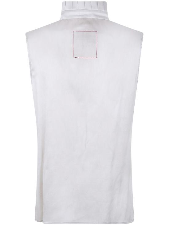 26SS 우마 왕 블라우스 UW1049 UW108 WHITE PEARL - UMA WANG