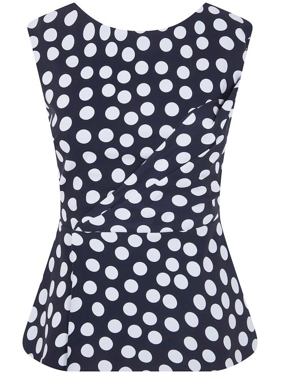 26SS 키아라보니 민소매 티셔츠 TOOLIWIASJE ST STT728V2 BETTE BIG BLACK - CHIARA BONI