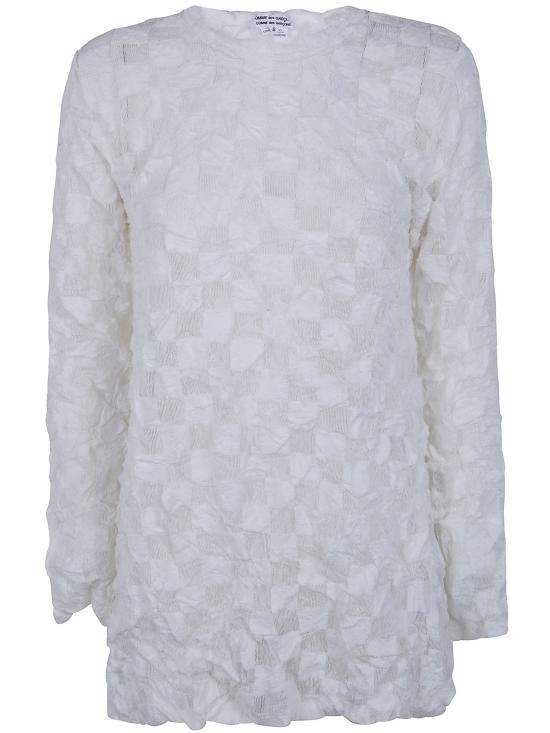 26SS 꼼데가르송 긴팔 티셔츠 RQ T013 WHITE