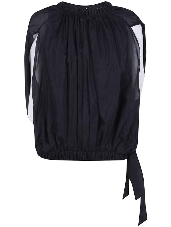 26SS 세미쿠튀르 블라우스 S6SI12 Y69 BLACK