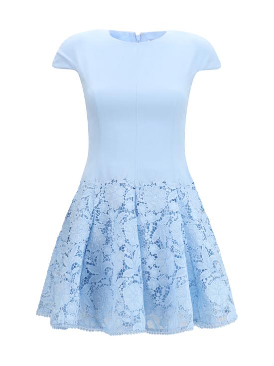 26SS 셀프 포트레이트 미디 원피스 SS26095SBL BLUE LIGHT BLUE