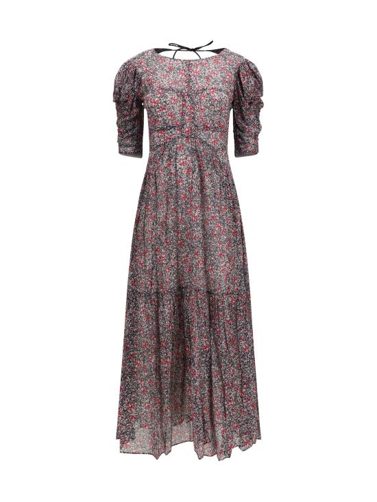 26SS 이자벨마랑에뚜왈 롱 원피스 RO1064FAD1J14E 86CY PURPLE