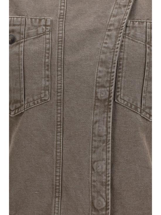 26SS 이자벨마랑에뚜왈 숏 원피스 RO0959FAD1G04E 50DZ BROWN - ISABEL MARANT ETOILE