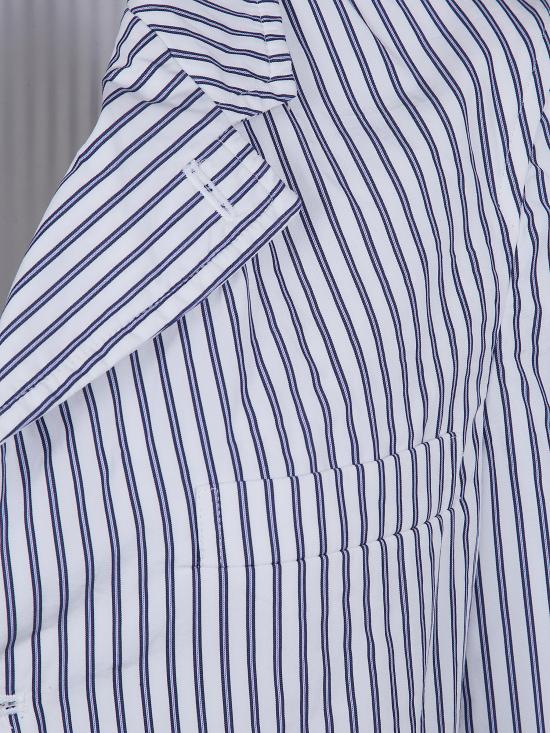 26SS 꼼데가르송 수트 자켓 RQ J018 WHITE NAVY SAX - COMME DES GARCONS