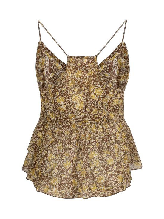 26SS 이자벨마랑에뚜왈 민소매 티셔츠 HT0832FAD1J14E 67KI YELLOW - ISABEL MARANT ETOILE