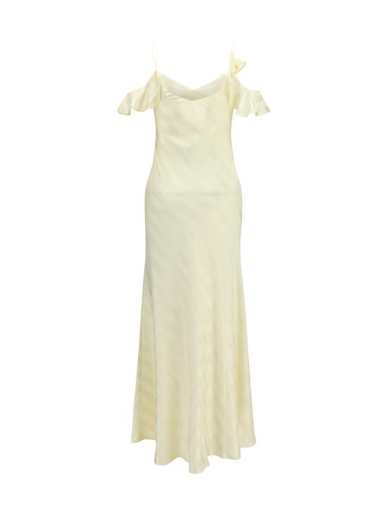 26SS 셀프 포트레이트 롱 원피스 SS26259XAY YELLOW - SELF PORTRAIT