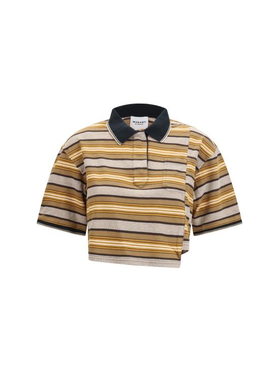 26SS 이자벨마랑에뚜왈 폴로 티셔츠 HT0836FAD1K04E BEKH BEIGE