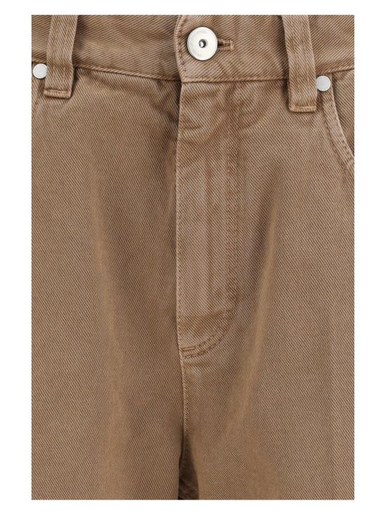 26SS 브루넬로 쿠치넬리 컨템포러리 루즈 데님 팬츠 M0H81P5568 C1799 BROWN - BRUNELLO CUCINELLI