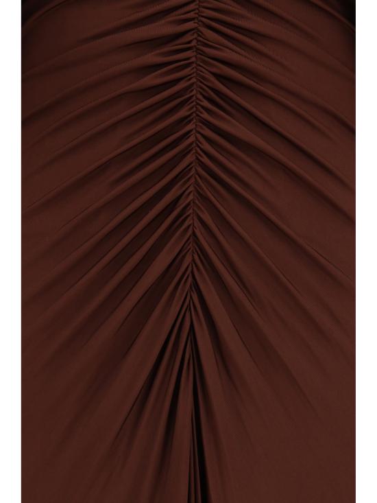 26SS 셀프 포트레이트 롱 원피스 SS26161MBR BROWN - SELF PORTRAIT