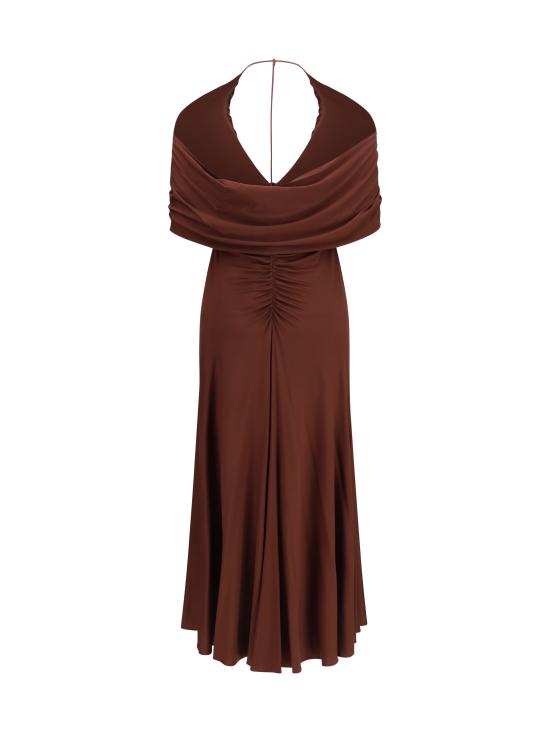 26SS 셀프 포트레이트 롱 원피스 SS26161MBR BROWN - SELF PORTRAIT