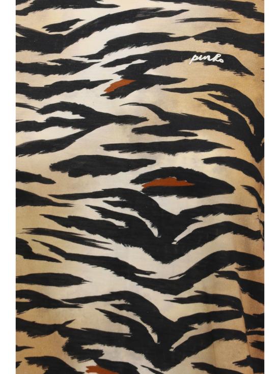 26SS 핑코 반팔 티셔츠 106579A37Z ZC8 MULTICOLOUR - PINKO