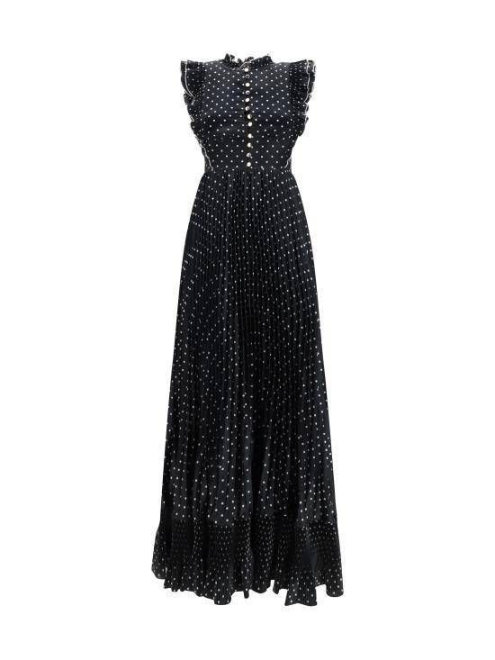 26SS 셀프 포트레이트 롱 원피스 SS26099XB BLACK