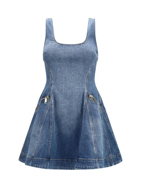 26SS 셀프 포트레이트 숏 원피스 SS26813SBL BLUE