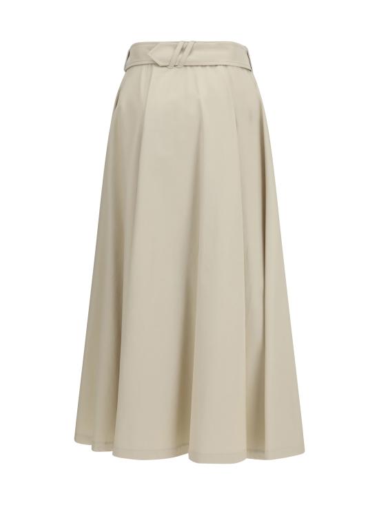 26SS 버버리 개버딘 트렌치 미디 스커트 8126613 C2246 - BURBERRY