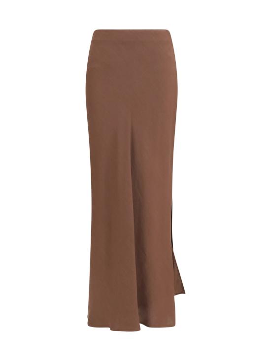 26SS 브루넬로 쿠치넬리 롱 스커트 MH126G3396 C9284 BROWN