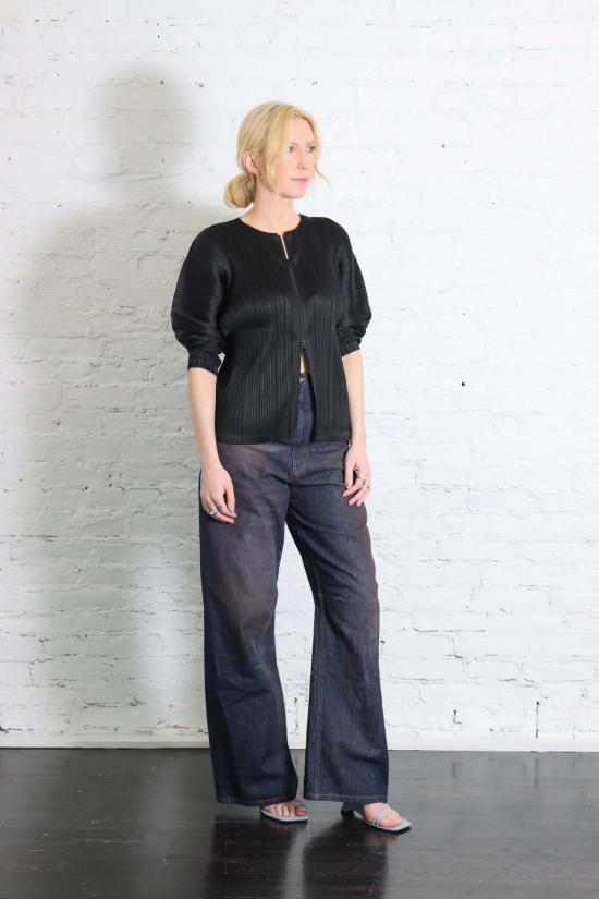  마르지엘라 데님 팬츠 메종  와이드 레그 디스트레스드 진 - MAISON MARGIELA