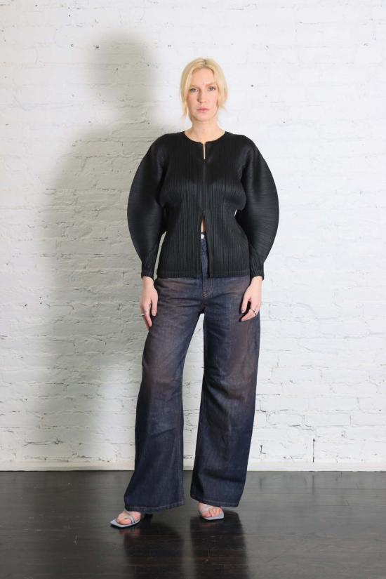  마르지엘라 데님 팬츠 메종  와이드 레그 디스트레스드 진 - MAISON MARGIELA